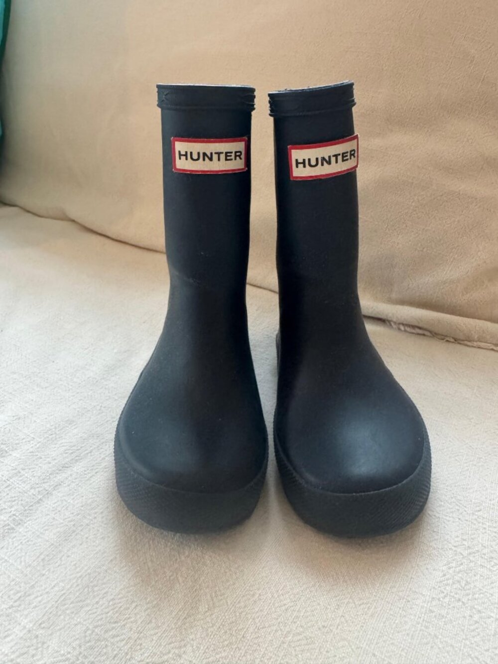 Hunter Kids Rain Boots Black UK 7 / US 8-9 Toddler